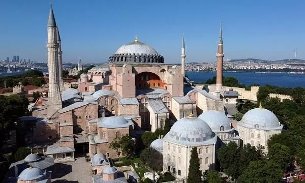 The changing Hagia Sophia beside the changing politics of Turkey