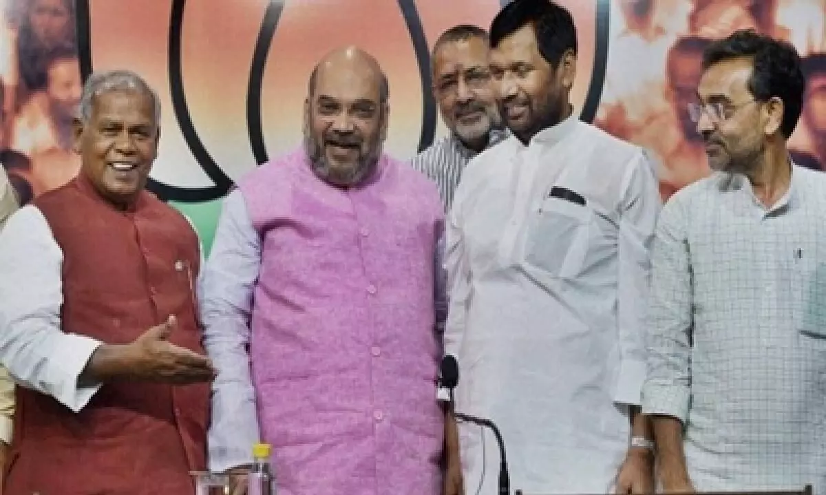 As Manjhi enters NDA, LJP to put up candidates against JD(U) in upcoming Bihar elections
