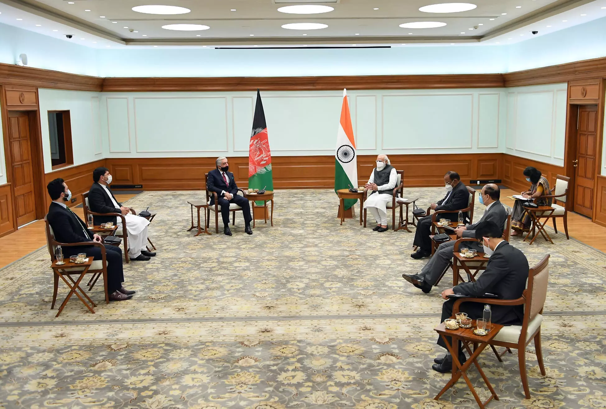 Abdullah Abdullah meets Modi as Doha talks progress