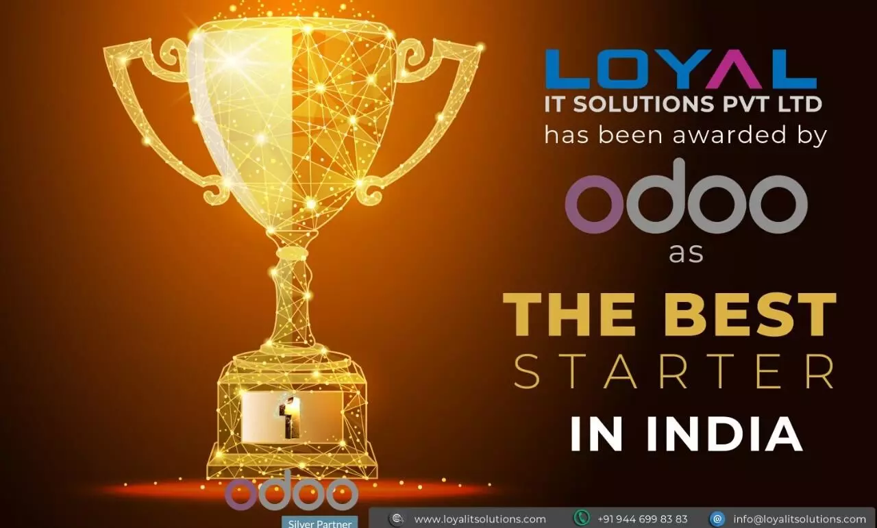 Kerala based Loyal IT Solution Gets Best Starter Award in India from Odoo