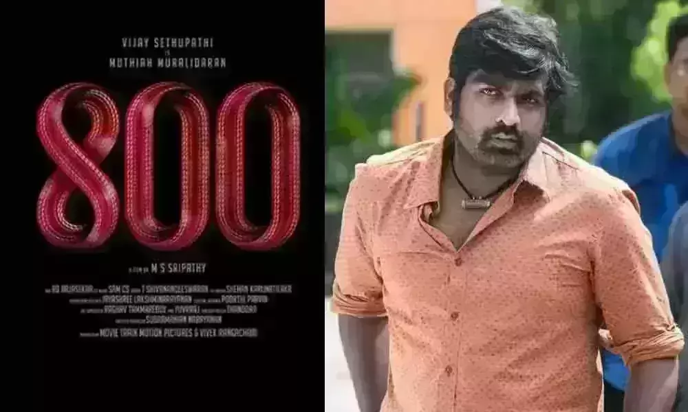Twitter storms with #ShameOnVijaySethupathi and #Boycot800 after first look of Muttiah Muralitharans biopic unveiled