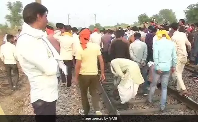 Gujjar reservation protest hits train movement