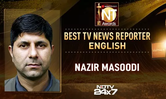 Kashmiri Journalist adjudged the Best Television Reporter for 2019