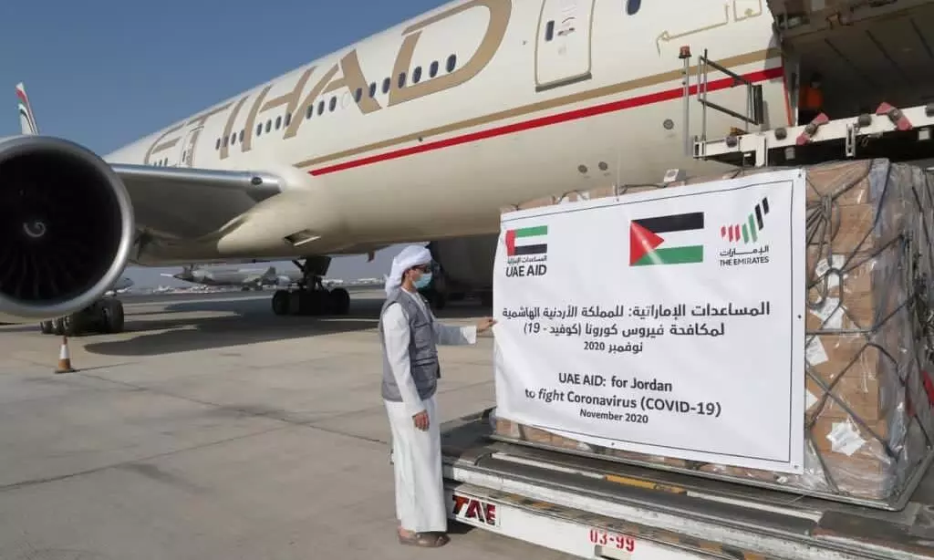 UAE sends 3rd medical aid flight to Jordan in fight against COVID-19