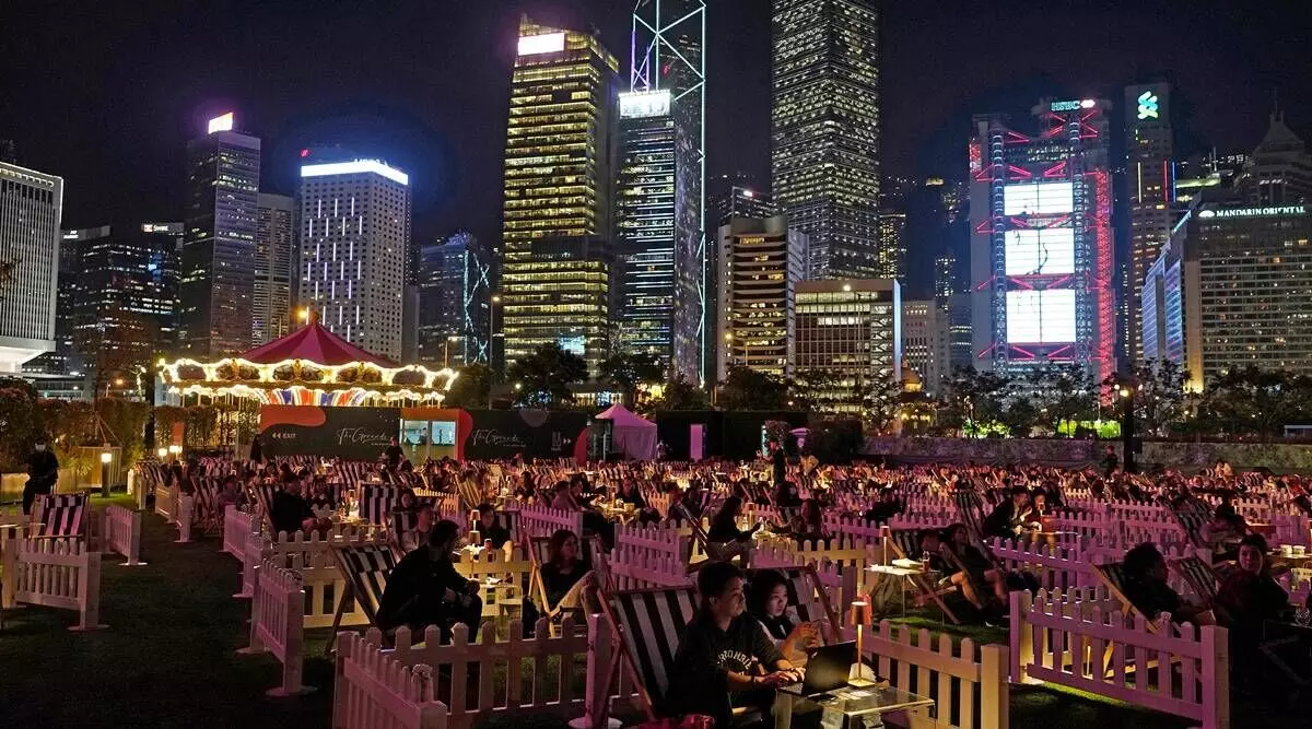 Hong Kong opens first socially distanced outdoor entertainment park