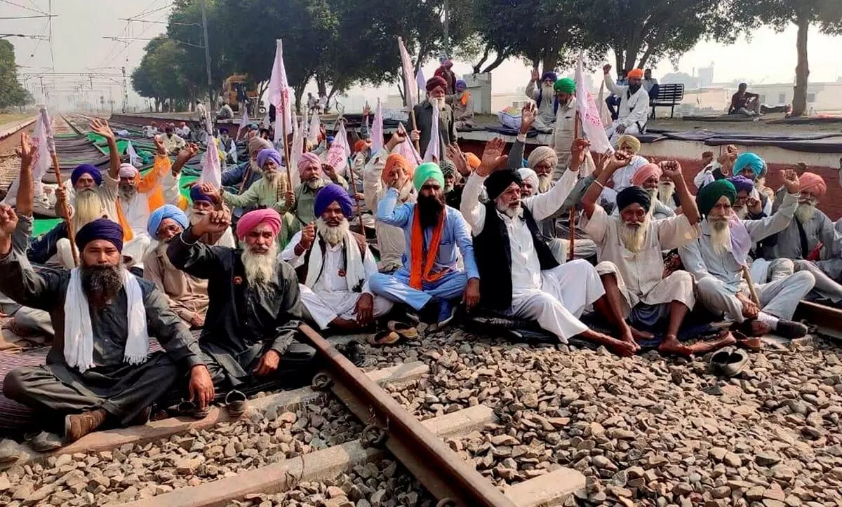 Farmers block passenger train service in Amritsar, trains diverted