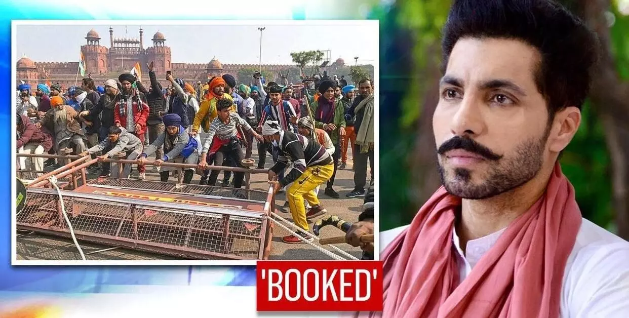 Actor Deep Sidhu, gangster-turned activist Lakha Sidhana booked for Red Fort violence