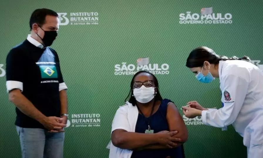 Brazilian COVID variant three times more infectious says Brazilian Health Minister