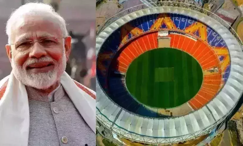Stadium renamed after Modi, ahead of third test against England
