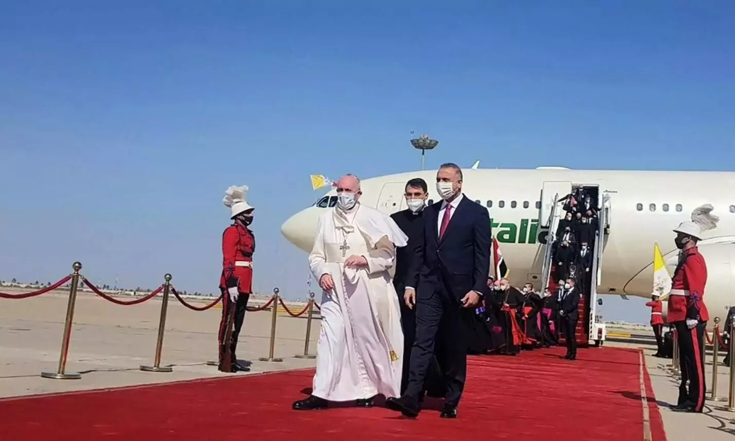 The Pope reached Baghdad
