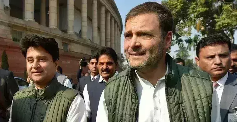 Scindia could have been CM in Cong but now BJP backbencher: RaGa