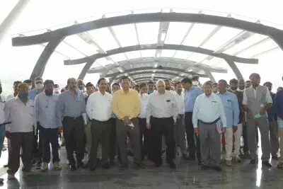 Railway Board Chairmans inspection at Visvesvaraya Terminal ahead of inauguration