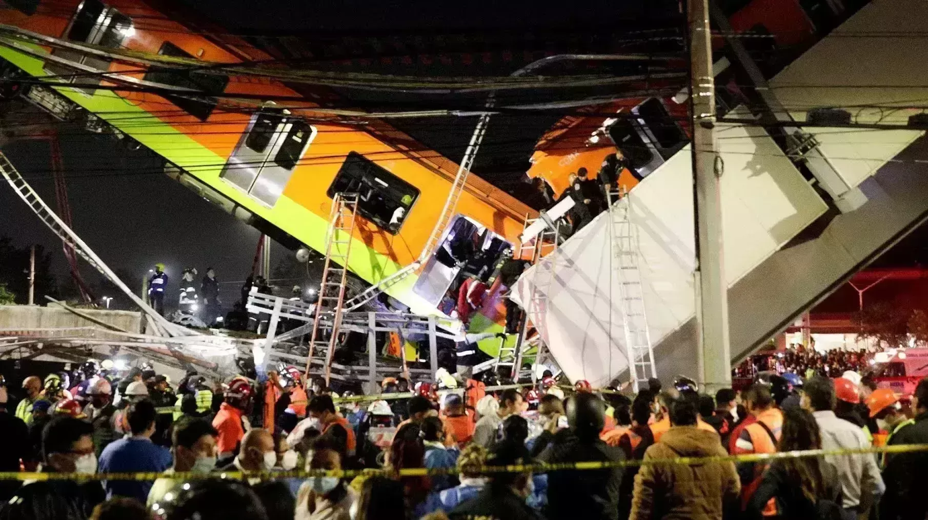 Overpass collapse in Mexico City kills 20, leaves 65 injured