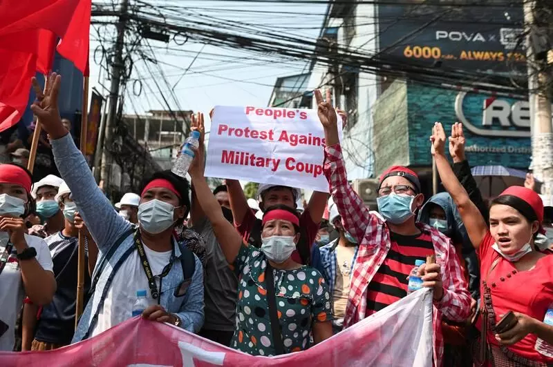 Protests intensify in Myanmar four months after military takeover