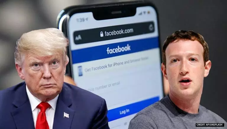 Facebook bans Trump for 2 years, He calls it an insult to 75m people