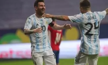 Copa America: Gomez sends Argentina into quarterfinals