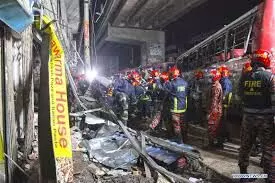 7 killed, dozens injured after a blast collapses building in Bangladesh
