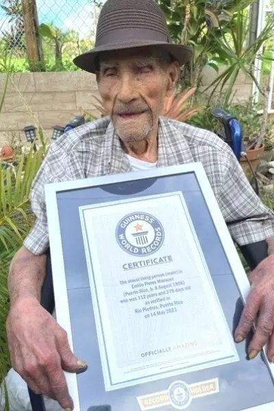 Guinness recognises 112-year-old man as the oldest living man
