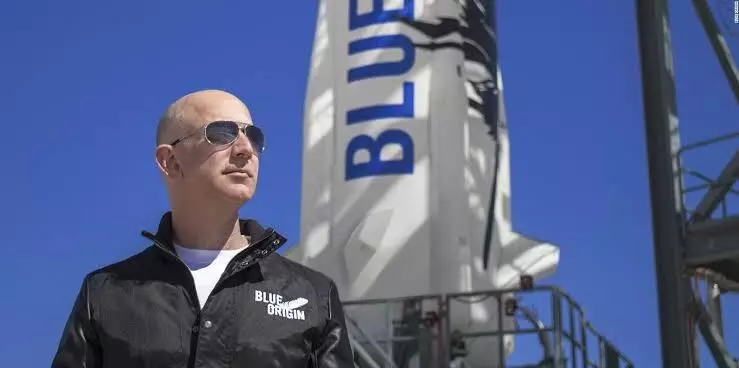 Jeff Bezos Blue Origin to soar into space on Tuesday