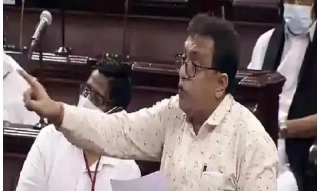 Pegasus Row: TMC MP gets suspended for tearing up IT ministers statement