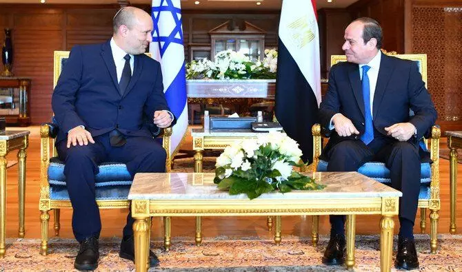 Israel PM meets Egyptian President; Palestinian peace on cards
