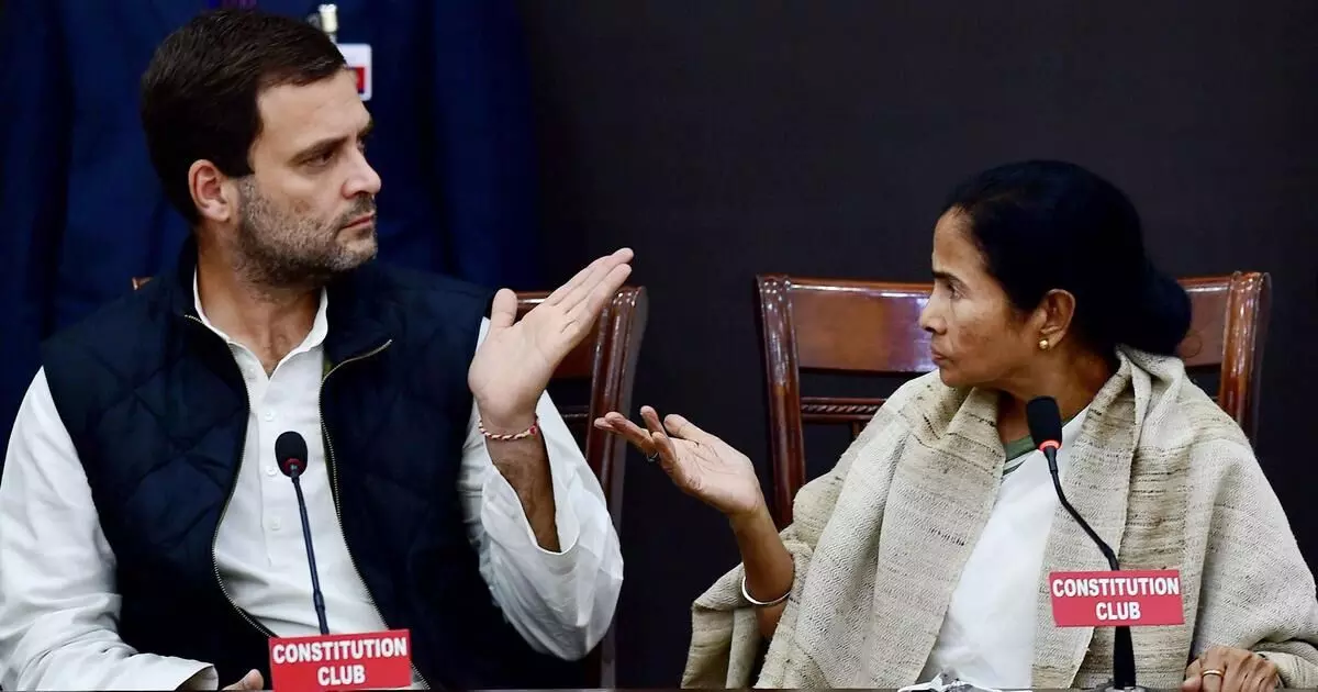 Mamata should lead opposition instead of Rahul Gandhi, says  Trinamool paper