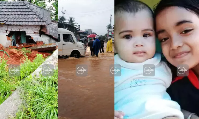 Two children die as rains lash Kerala