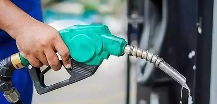 Petrol price up for 7th straight day, diesel unchanged