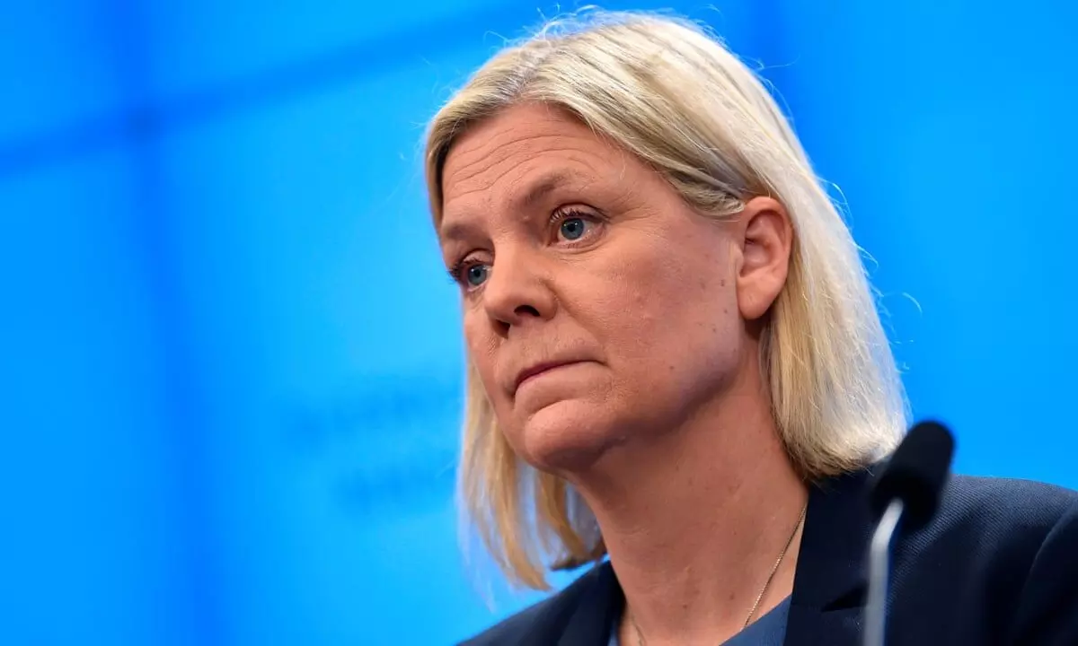 Swedens first female Prime Minister forced to quit after 12 hours into job