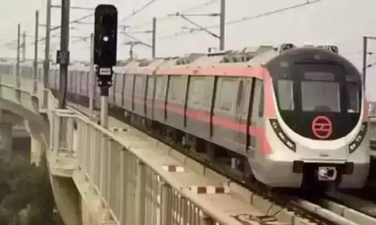 Delhi Metro begins driverless train operations on Pink Line