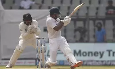IND v NZ, 2nd Test: Agarwals ton takes India to 221/4 at stumps on Day 1