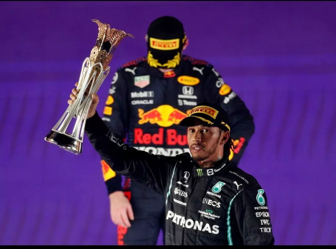 Formula One: Lewis Hamilton wins chaotic Jeddah Grand Prix