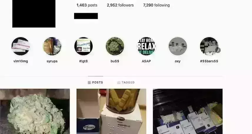 Research reveals that Instagram makes it easy for teens to find drugs online