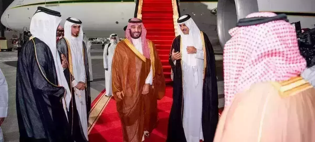 Saudi crown prince visits Qatar after years-long rift