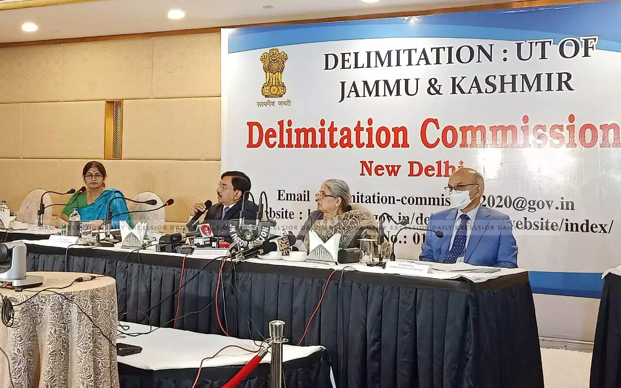 Mainstream parties in Kashmir oppose Delimitation Commissions recommendations, say BJPs political agenda guided them