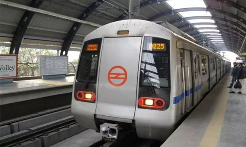 The Delhi Metro train can only carry 200 passengers per 8-coach train