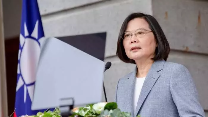 Taiwan will not succumb to pressure: President Tsai Ing-Wei in New Years speech