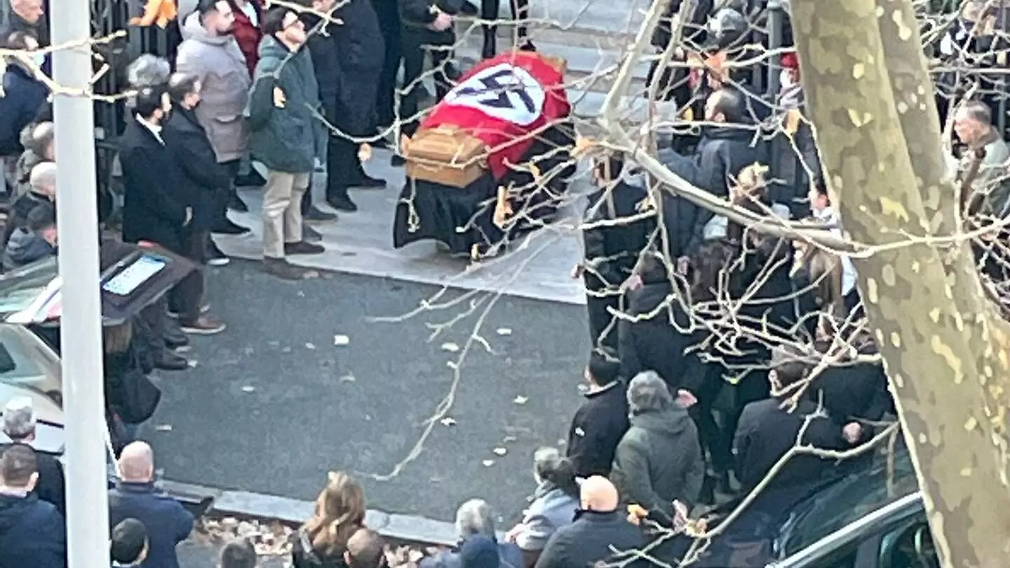 Nazi flag with Swastika sign for funeral: Rome Church calls it offensive