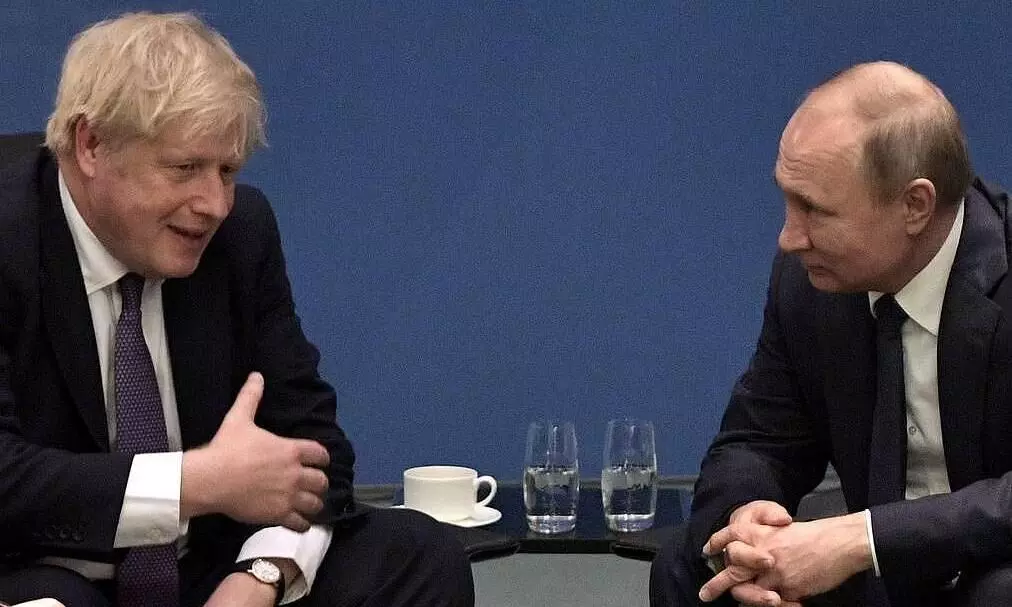 Boris to urge Putin to deescalate tensions over Ukraine