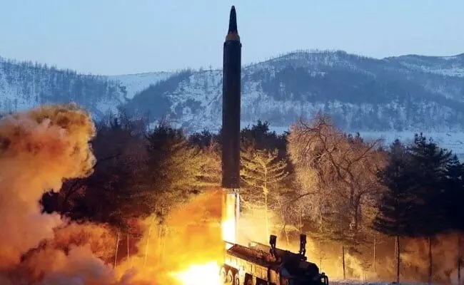 North Korea pushes boundaries with biggest missile launch since 2017