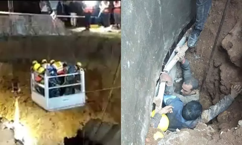 Bhopal tunnel collapse: 7 of 9 workers rescued
