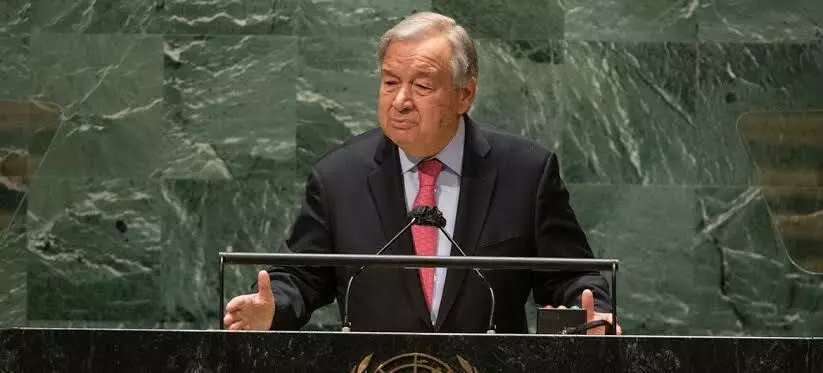 UN chief appeals to Putin to stop troops from attacking Ukraine