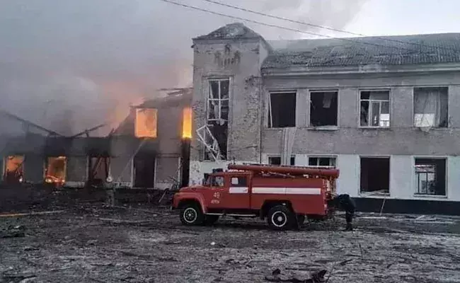 Ukrainian school, cultural centre hit by Russian shelling, killing 21