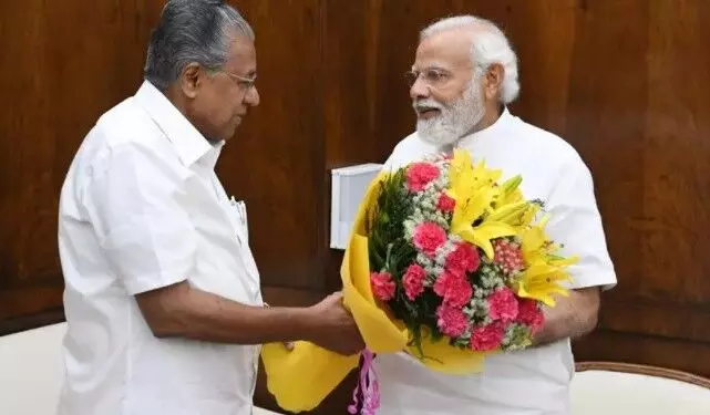 K-Rail: Kerala CM meets Modi; MPs protests near parliament