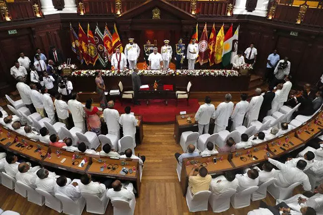 Sri Lankan Cabinet Ministers except PM Mahinda Rajapaksa resign amid economic crisis