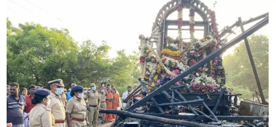11, including 2 children, electrocuted during temple chariot procession in TN