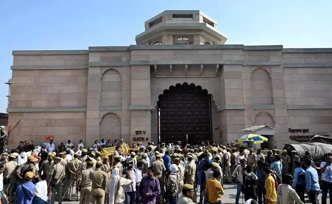 Gyanvapi Masjid survey in UP resumes after court order amid tight vigil