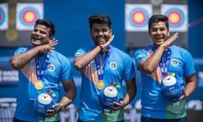 Archery World Cup 22 stage 2: Indian men win gold