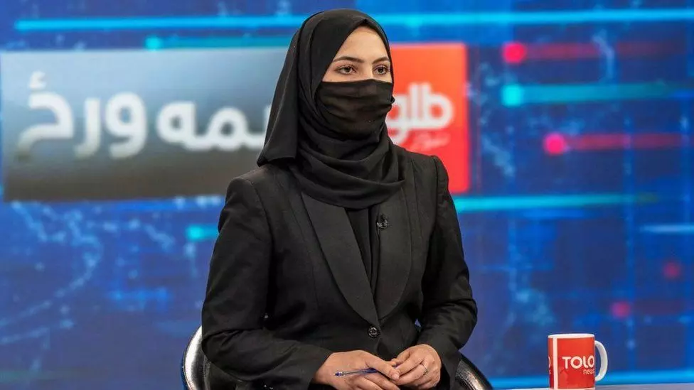 Taliban force women TV hosts to cover their faces on air