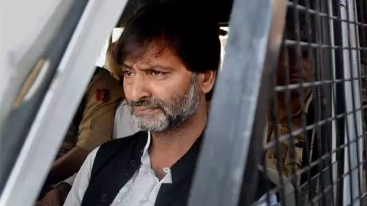 Yasin Malik virtually appears before court in air force officials attack case